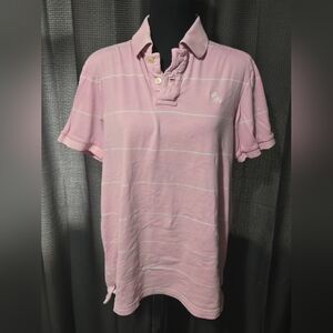 Abercrombie and Fitch Men's pink muscle polo size XXL